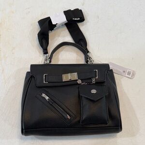 NWT Elegant Black Handbag - Daisy Fuentes